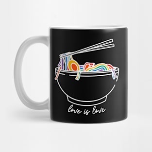 Colorful Rainbow Pride Ramen Mug